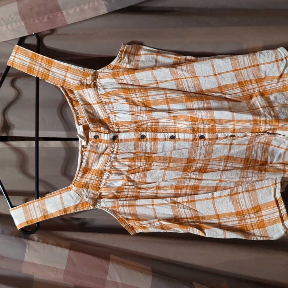 Gingham summer top